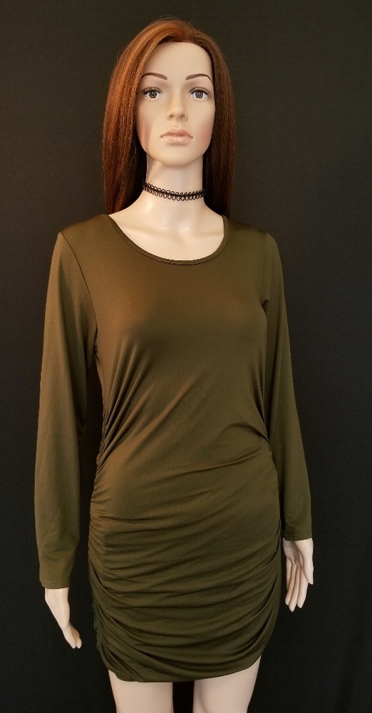 Zeagoo Ruched Fitted Dress